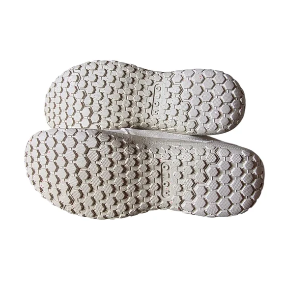 Men's Holo Canvas Ankle Boots - Ivory Size 10 - Picture 3 of 4